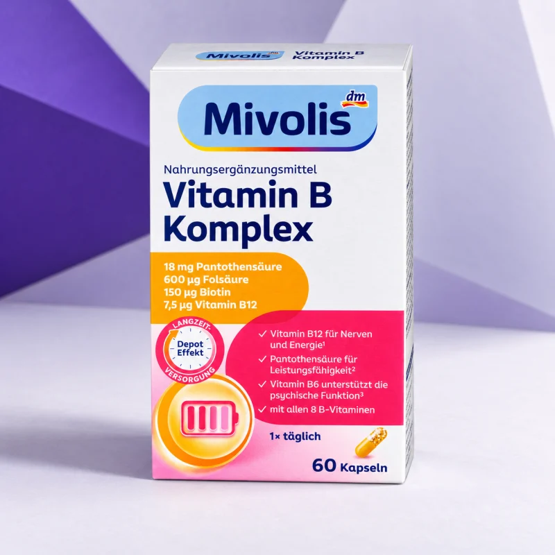 Mivolis Vitamin B-Komplex, 60 Kapseln